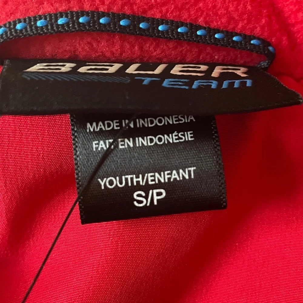 Bauer Kids Bright Red Puffer Jacket - Picture 3 of 3